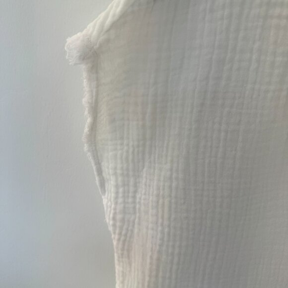 Michael Stars Crinkle Gauze Cotton Top - Picture 7 of 7